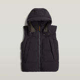 G-STAR Outlet G-Whistler Padded Hooded Vest 2.0 Black