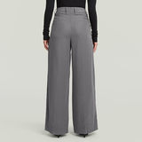 G-STAR Outlet Fluid Wide Leg Pants Grey