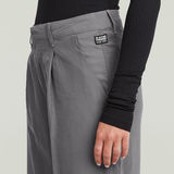 G-STAR Outlet Fluid Wide Leg Pants Grey