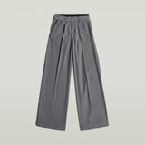G-STAR Outlet Fluid Wide Leg Pants Grey