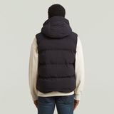 G-STAR Outlet G-Whistler Padded Hooded Vest 2.0 Black