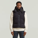 G-STAR Outlet G-Whistler Padded Hooded Vest 2.0 Black
