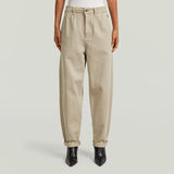 G-STAR Outlet Pleated Tapered Chino Beige