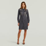 G-STAR Outlet Tacoma Slim Flare Dress Grey