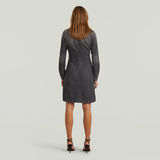 G-STAR Outlet Tacoma Slim Flare Dress Grey