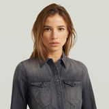 G-STAR Outlet Tacoma Slim Flare Dress Grey