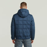 G-STAR Outlet Meefic Quilted Hooded Jacket Medium blue