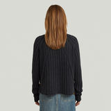 G-STAR Outlet Washed Loose Turtle Knit Black