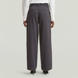 G-STAR Outlet Pantalón ancho plisado Gris
