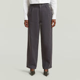 G-STAR Outlet Pantalón ancho plisado Gris