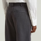 G-STAR Outlet Pantalón ancho plisado Gris