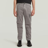 G-STAR Outlet Pantalones Roxic Zip Straight Tapered Gris