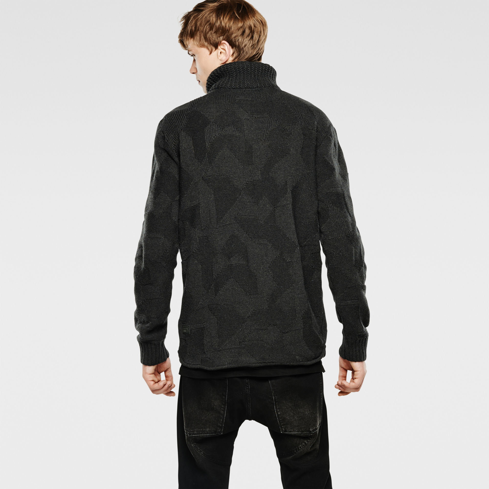 Felton Zip Turtle Knit raven GStar Sale Men GStar RAW®
