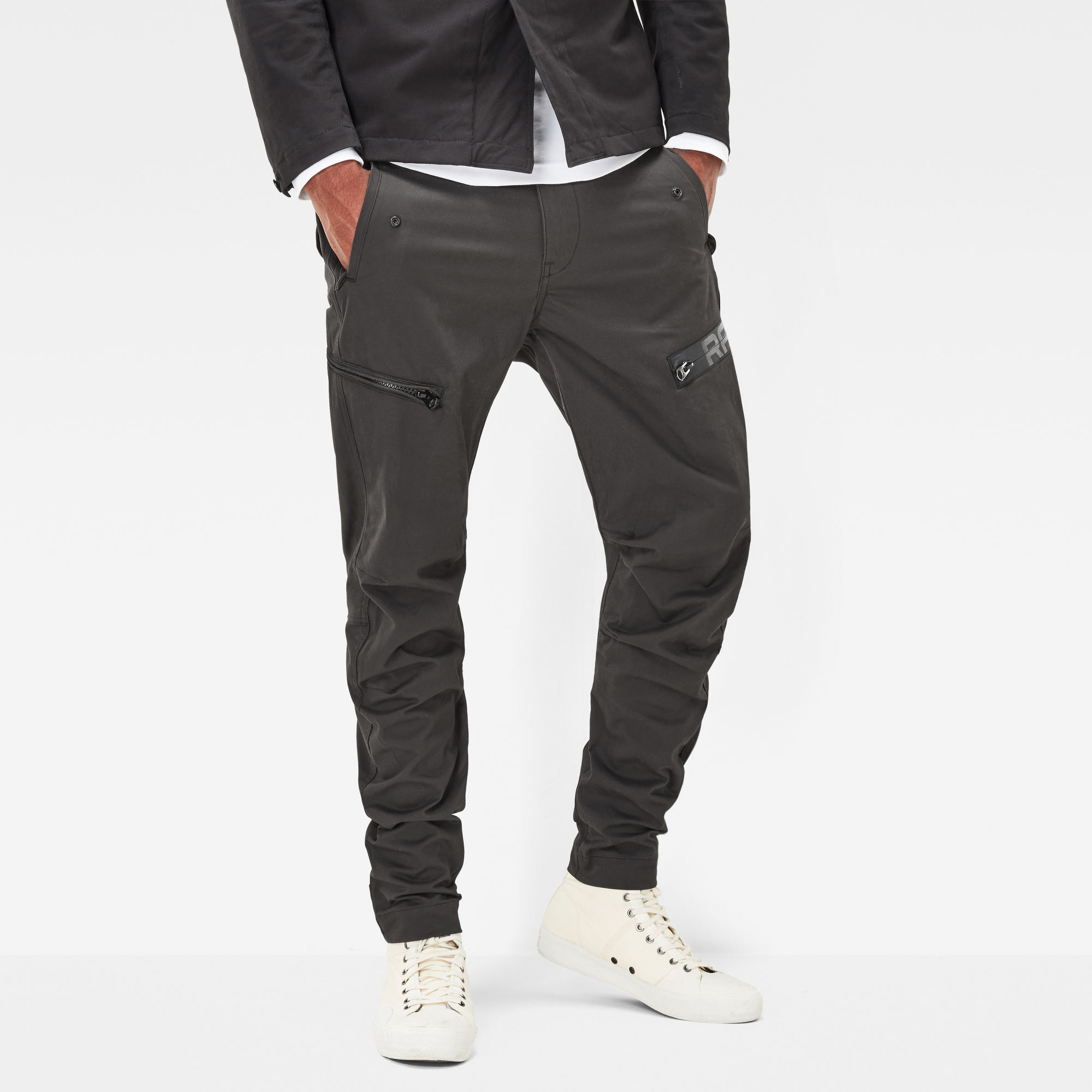 tapered cuffed pants