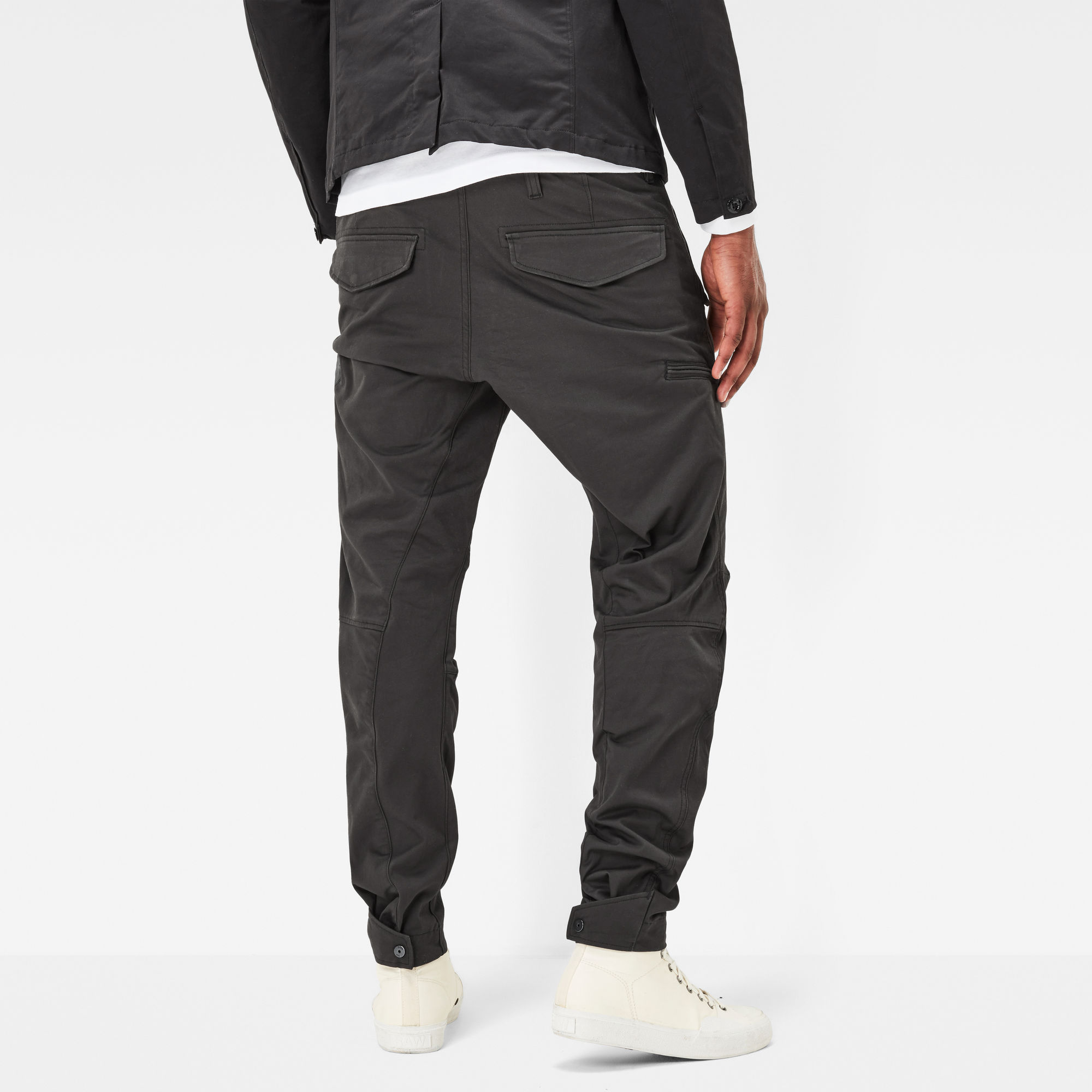 tapered cuffed pants