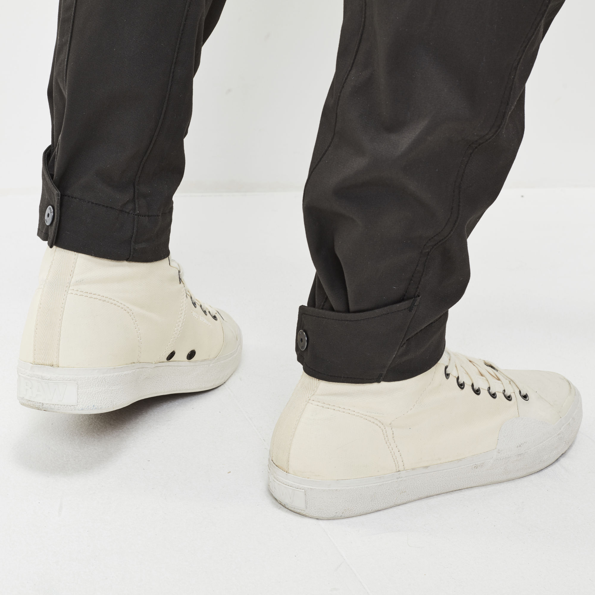 tapered cuffed pants