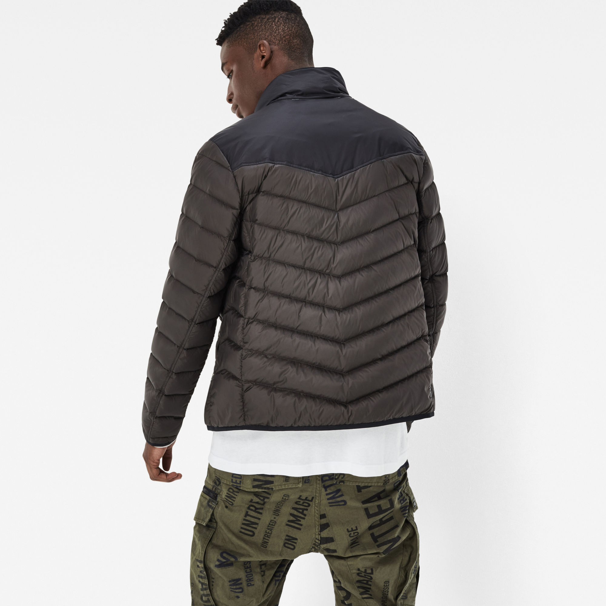 Attacc Down Colorblock Jacket | raven | G-Star RAW®