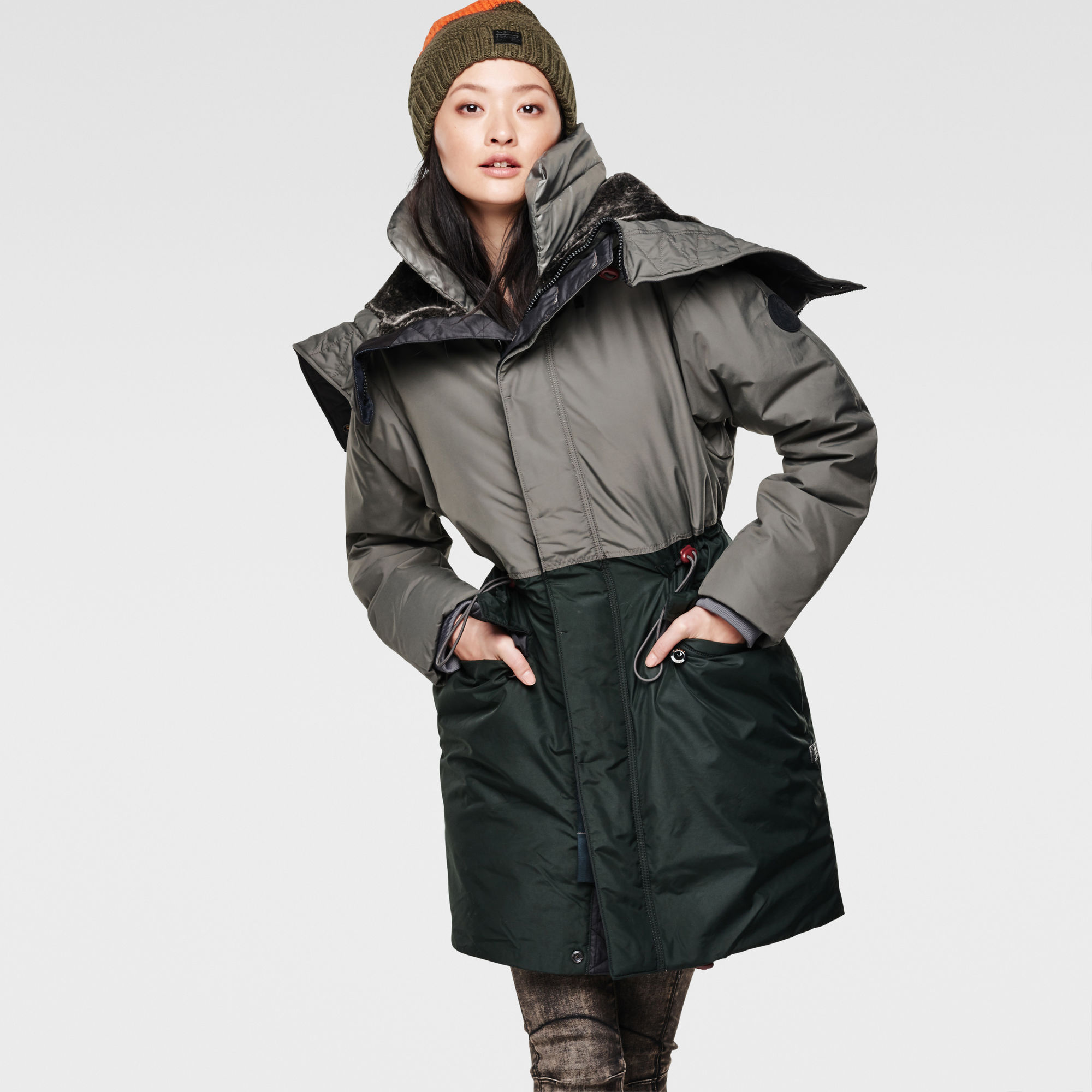 Foul Weather Hooded Relaxed Coat | gs grey | G-Star RAW®