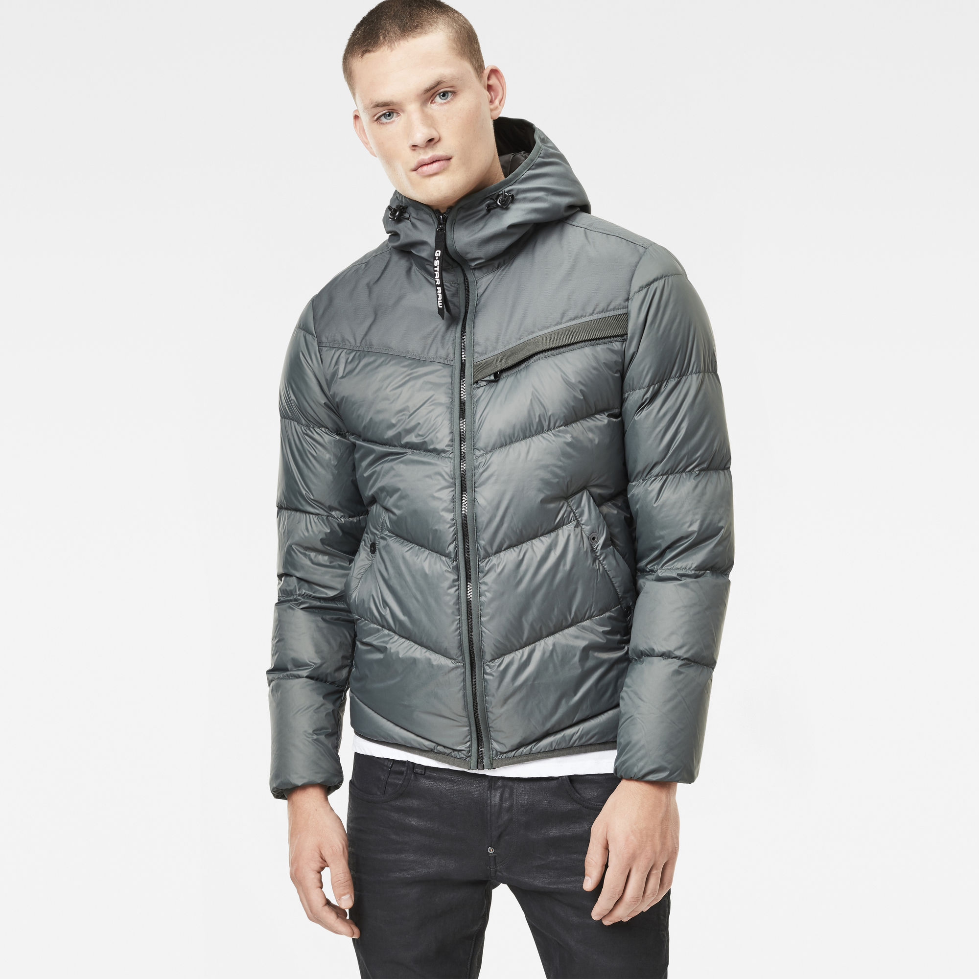 Attacc Quilted Hooded Down Jacket