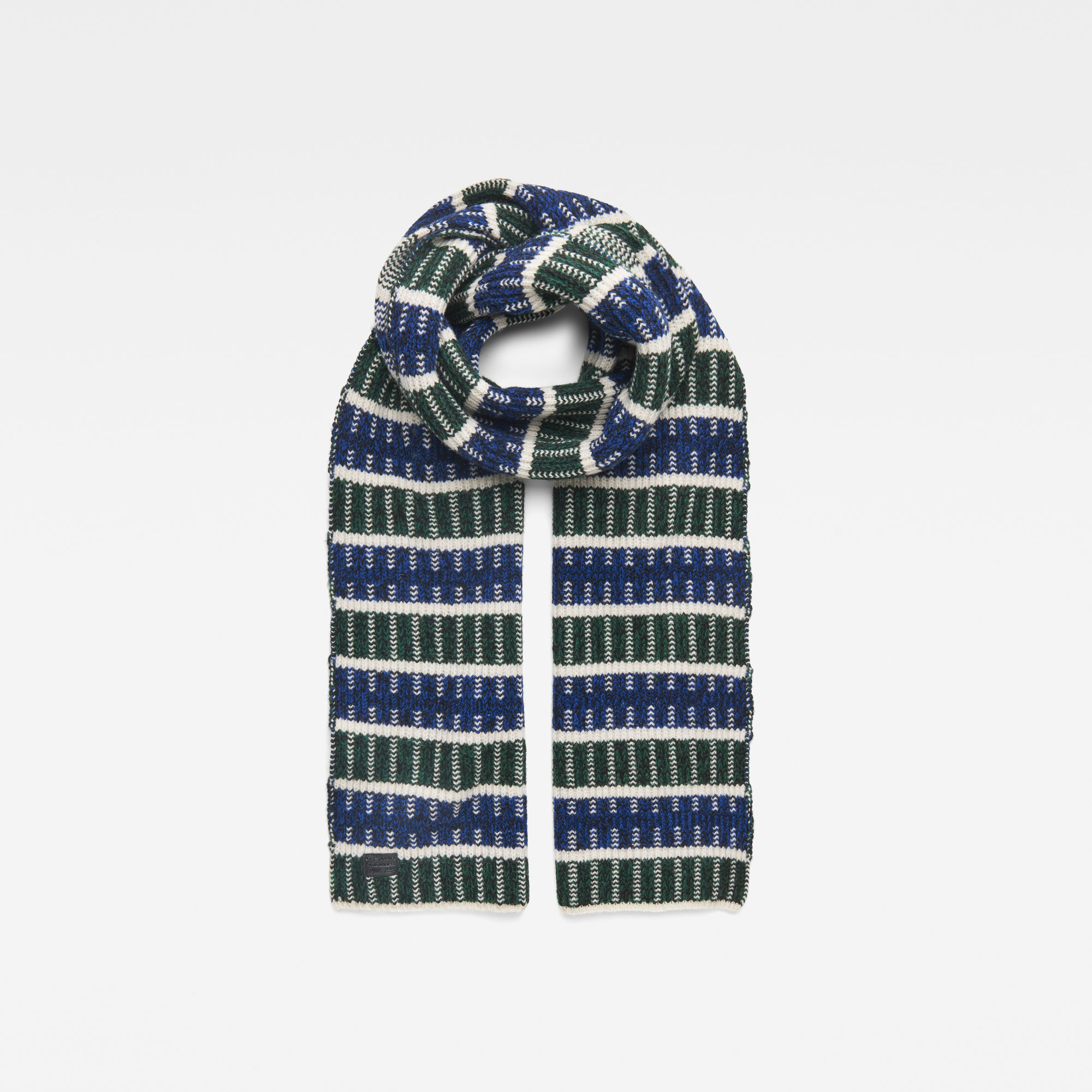 Rib jacquard scarf