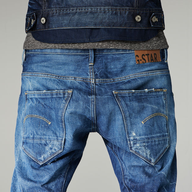 Arc 3D Slim Jeans | Medium Aged Destroy | G-Star RAW®