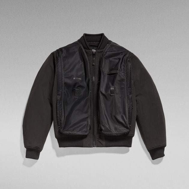 Unisex Lifevest Bomber | ブラック | G-Star RAW® JP