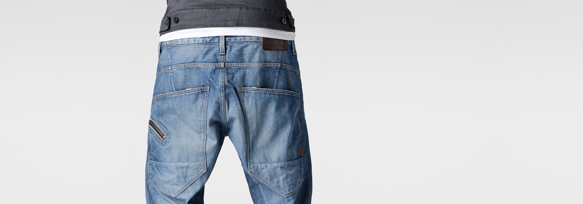 ... G-Star RAW® Type C Zip 3D Tapered Jeans Dark blue