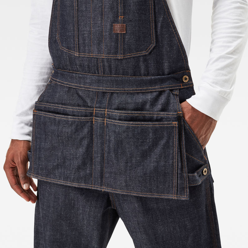 G-Star RAW® NY 5th Utility Loose Overalls Dark blue detail shot