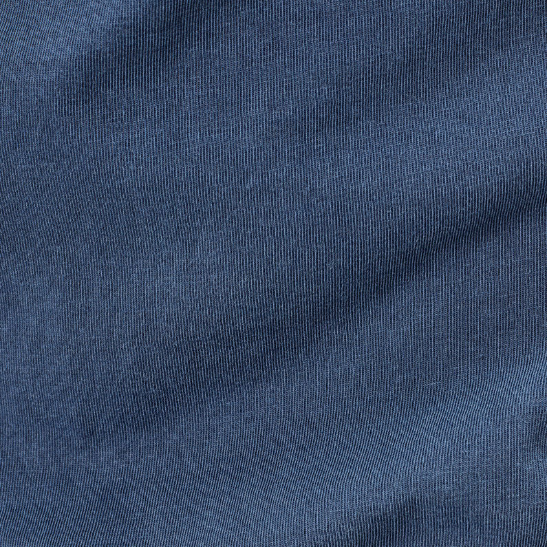 G-Star RAW® Abram T-Shirt Dark blue fabric shot