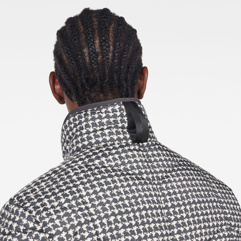 G-Star RAW® Whistler Meefic Quilted Bomber Black detail shot