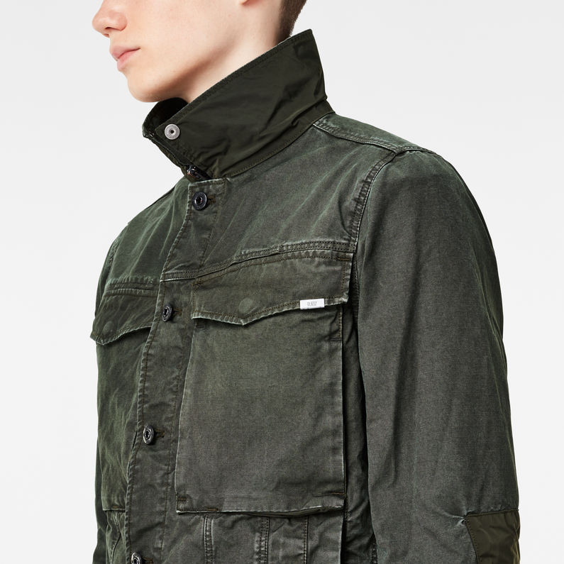 G-Star RAW® Vodan PM 3D Slim Jacket Green detail shot