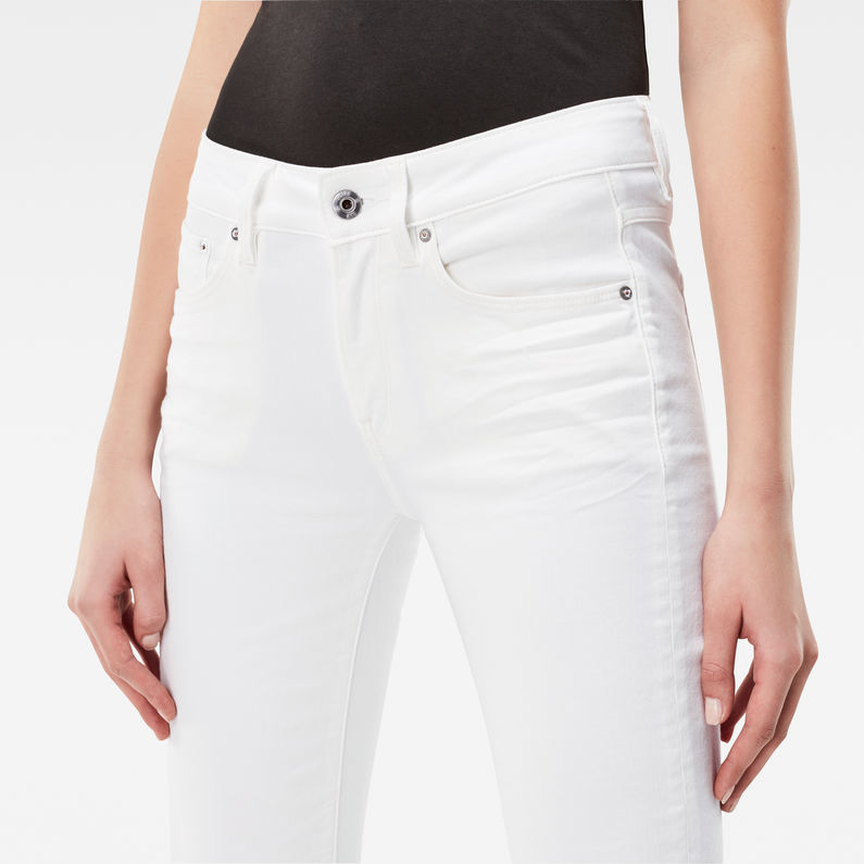 G-STAR Outlet 3301 Contour High Waist Skinny Jeans Blanco