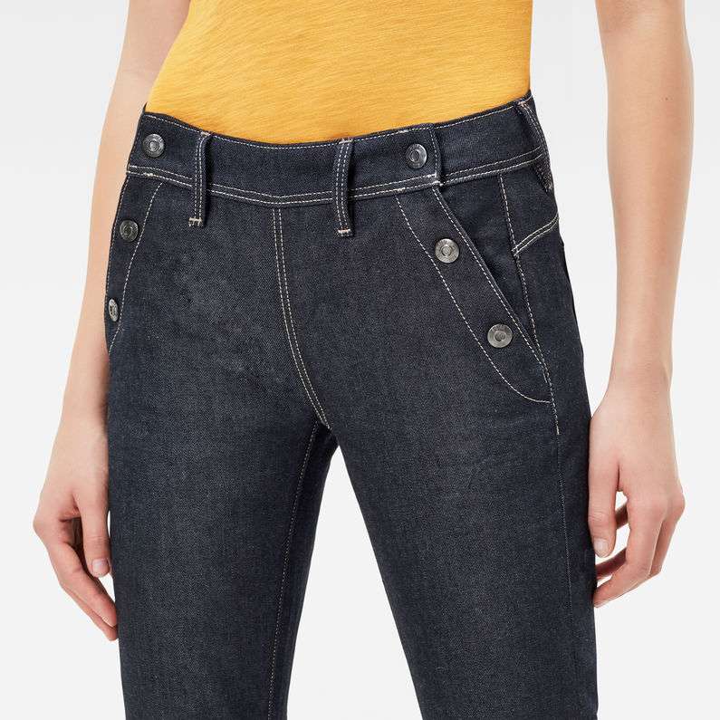 G-STAR Outlet Lynn Navy Mid Waist Skinny Jeans Dark blue