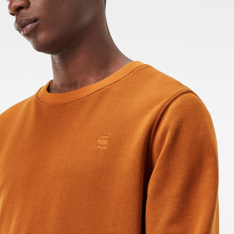 G-Star RAW® Core Sweater Brown detail shot