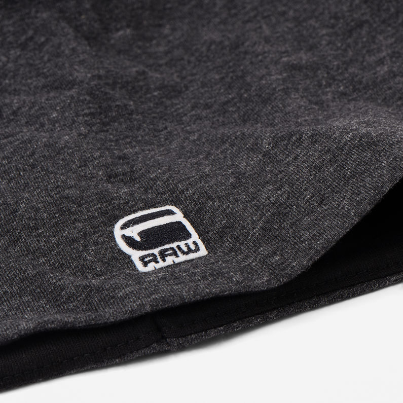 G-Star RAW® Wysel Reversible Beanie Grey detail shot buckle