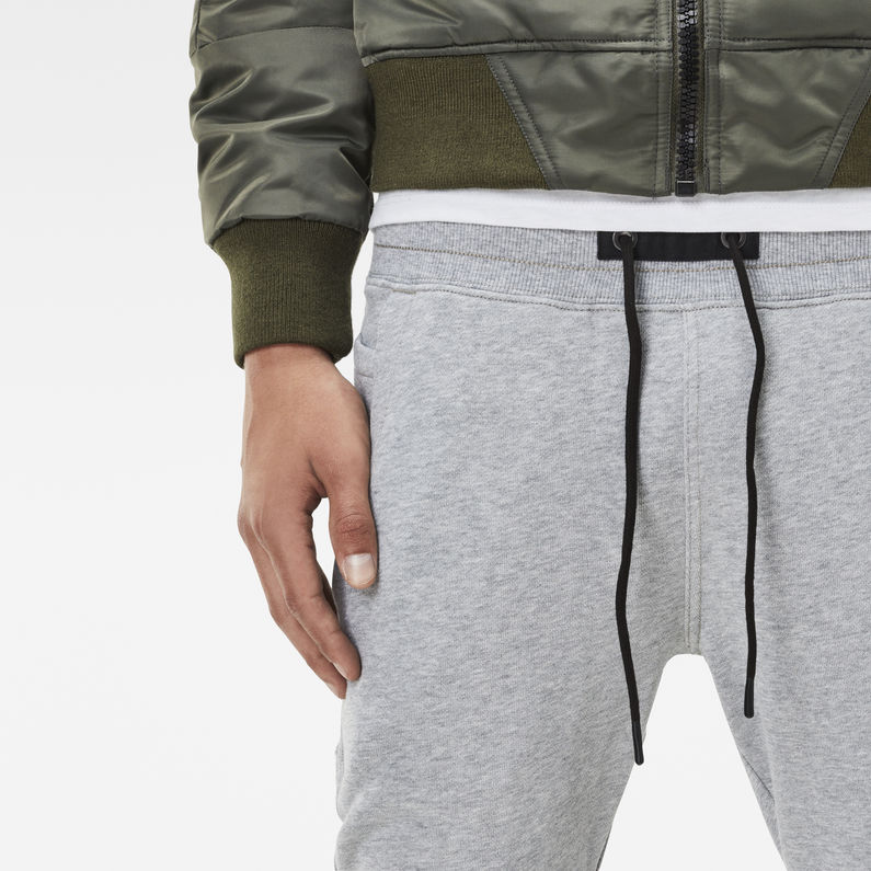 G-Star RAW® Motac Skinny Sweatpants Grey detail shot