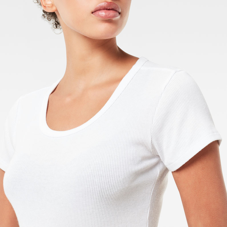 G-Star RAW® Wyver Slim T-Shirt White detail shot