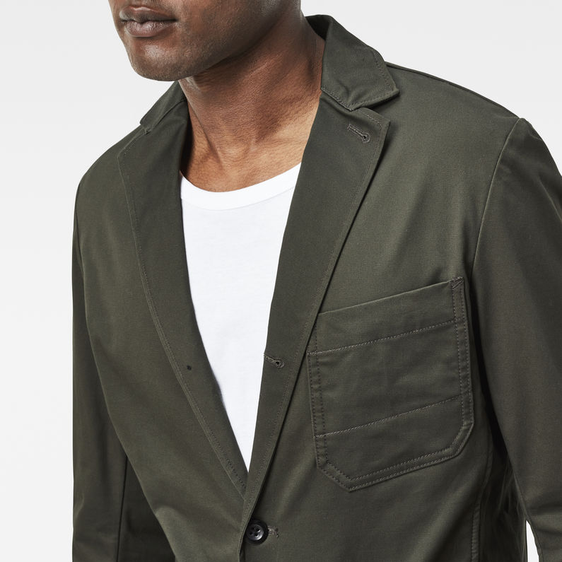 G-Star RAW® Blake Blazer Green detail shot