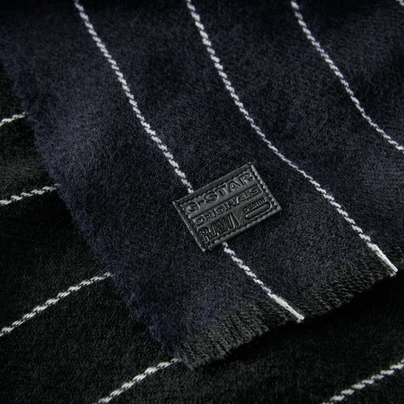 G-Star RAW® Dorala Stripe Scarf Black