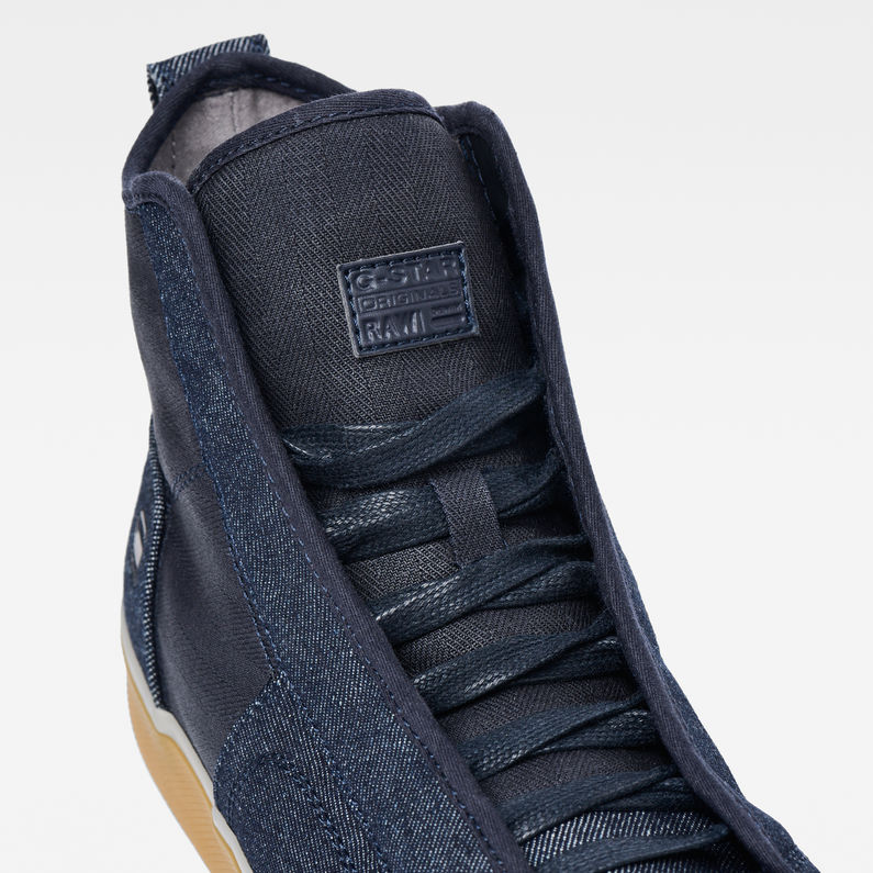 G-Star RAW® Scuba Denim Mid Sneakers Dark blue detail