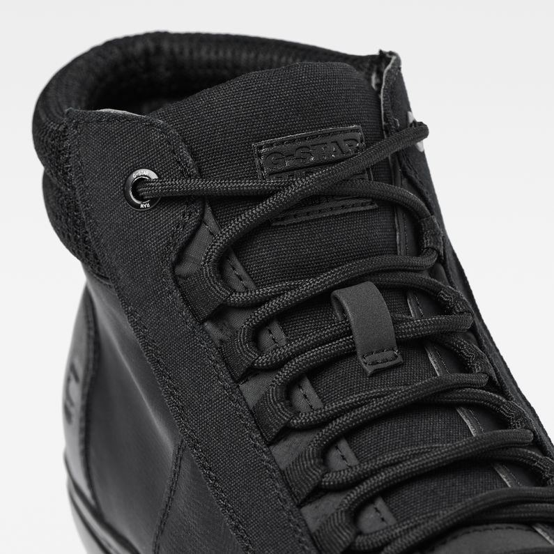 G-Star RAW® Zlove Cargo Mono Mid Sneakers Black detail