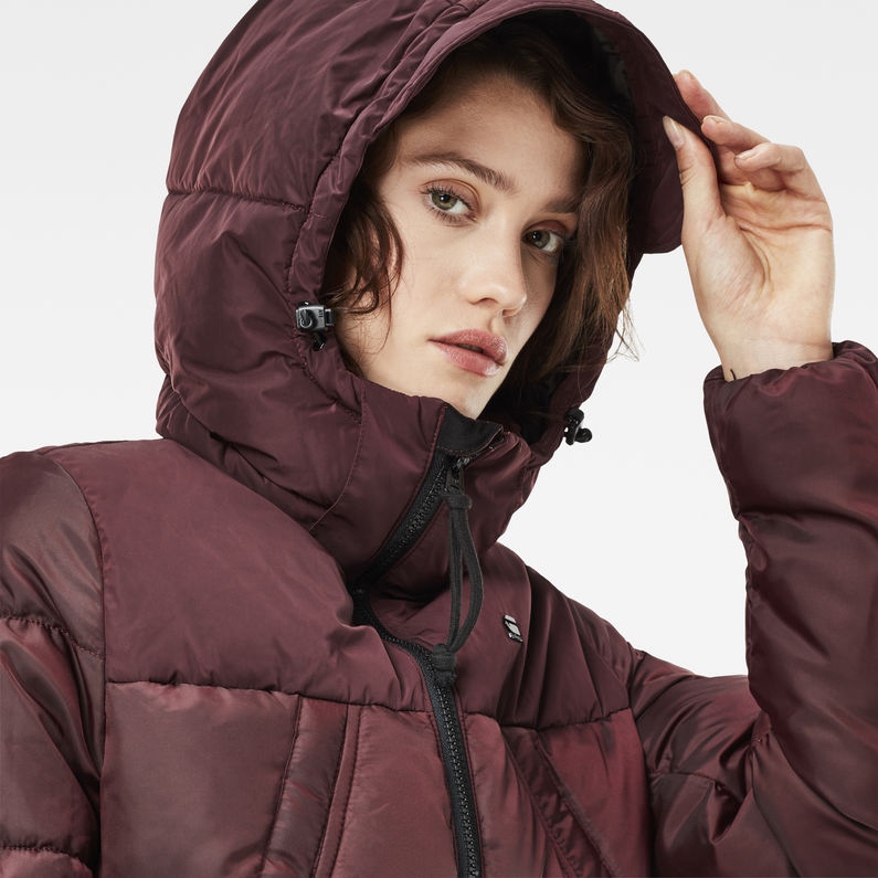 G-Star RAW® Whistler Hooded Slim Hedley Red detail shot