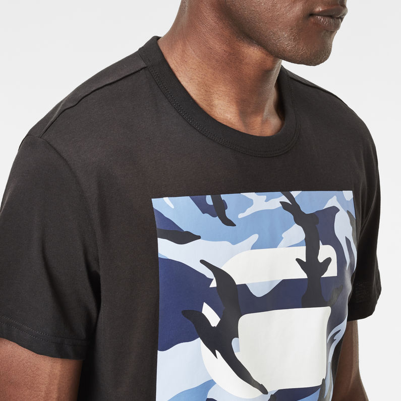 G-Star RAW® Hifton T-Shirt Black detail shot