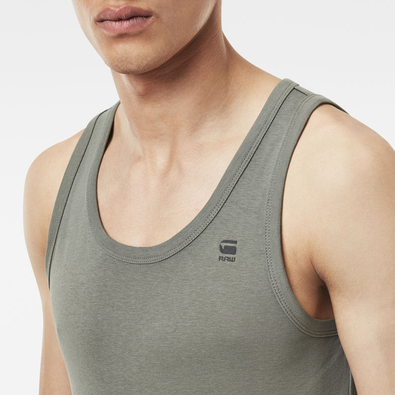 G-STAR Outlet Base Tank top 2-pack Green detail shot