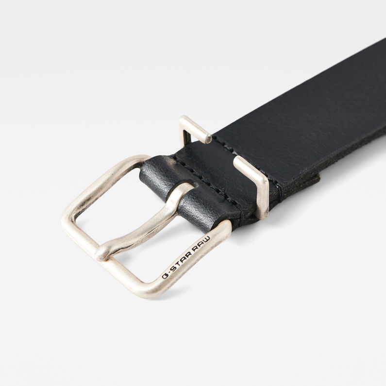 G-Star RAW® Aurum Belt Black detail shot buckle