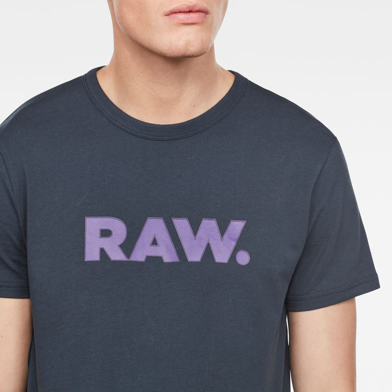 G-Star RAW® Xenoli T-Shirt Medium blue detail shot