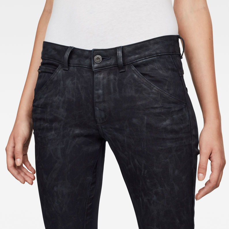 G-Star RAW® 5622 D-Motion 3D Mid-Waist Skinny Jeans Black