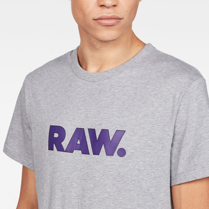 G-Star RAW® Xenoli T-Shirt Grey detail shot