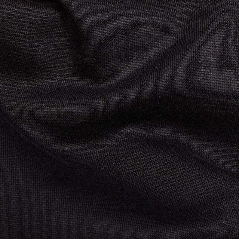 G-Star RAW® Rackam Cropped Sweater Black fabric shot