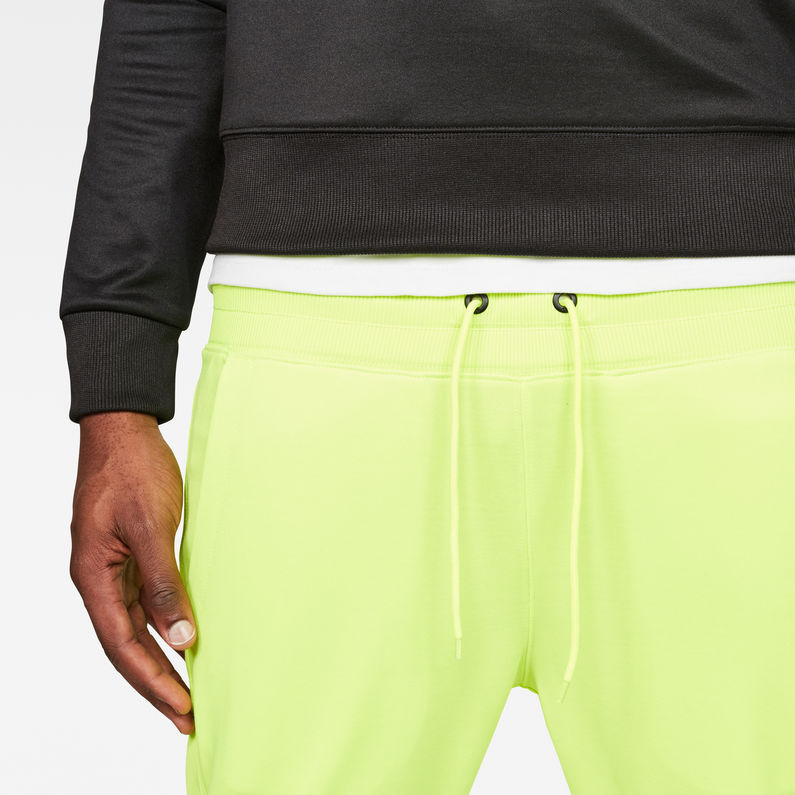 G-Star RAW® Motac Deconstructed Skinny Sweatpants Yellow detail shot